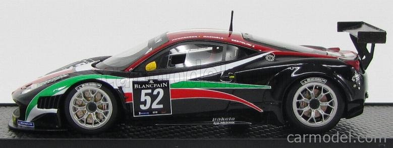 BBR-MODELS BBRC87 Scale 1/43 | FERRARI 458 ITALIA GT3 N 52