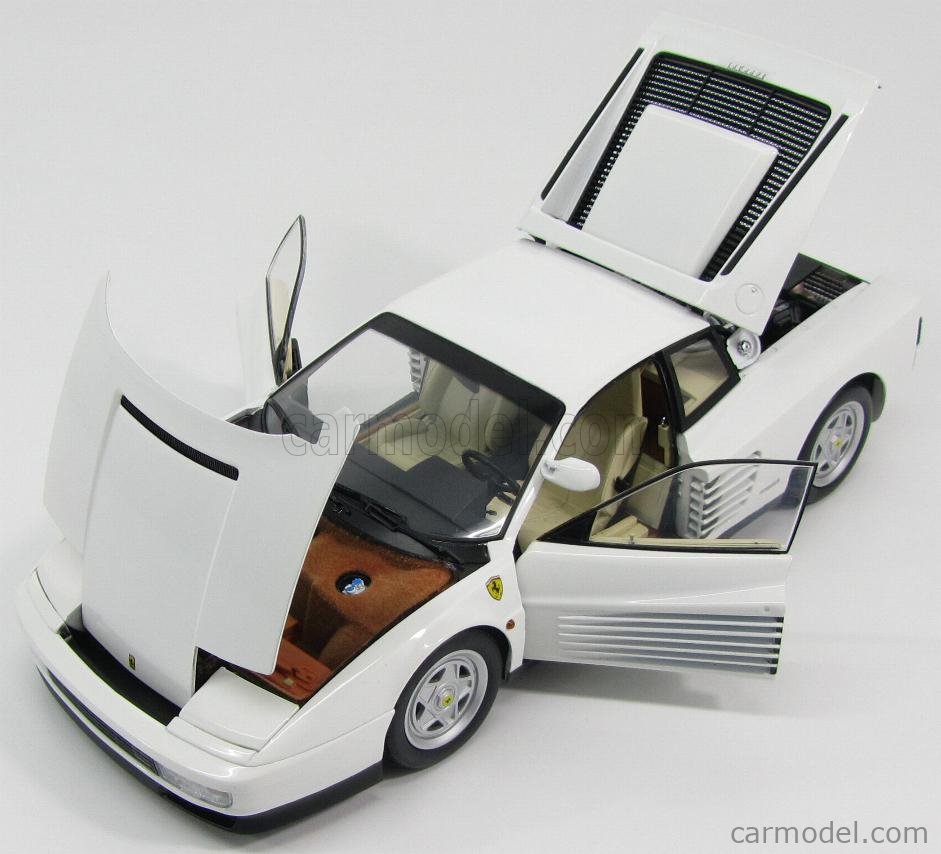 KYOSHO 08424W Scale 1/18 | FERRARI 512TR (TESTAROSSA) 1984 EARLY WHITE