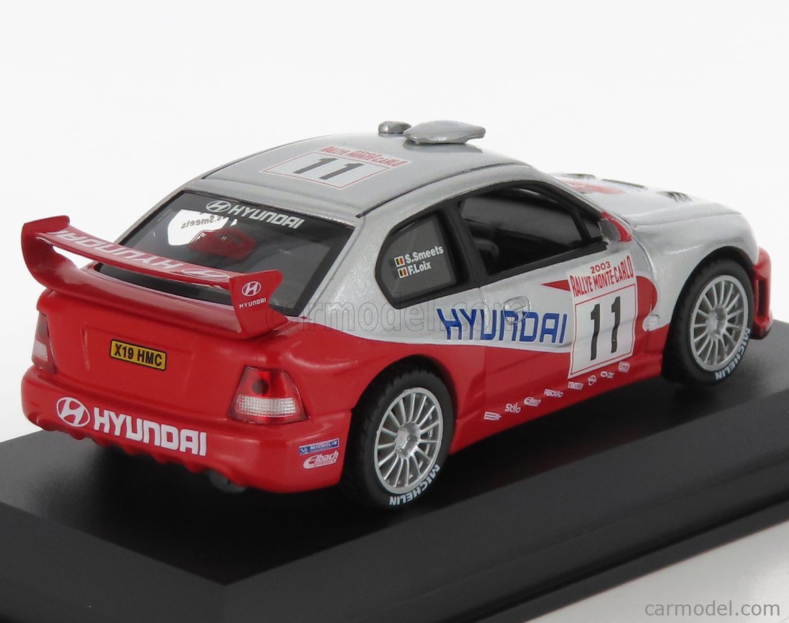 EDICOLA RCOL007 Scale 1/43 | HYUNDAI ACCENT WRC N 11 RALLY MONTECARLO ...