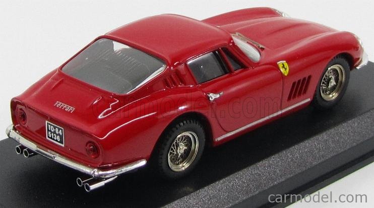 BEST-MODEL 9001/2A Scale 1/43 | FERRARI 275 GTB/4 COUPE PROVA RED