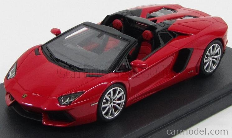 LOOKSMART LS413F Masstab: 1/43 | LAMBORGHINI AVENTADOR LP700-4 ROADSTER  2013 ROSSO MARS RED