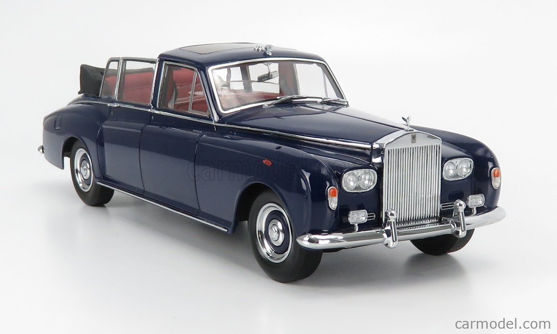 Miniature Matrix 1:43 Rolls Royce Phantom VI Landaulette – Nora Mohsen 1975 – Bleu/Blanc – Édition Limitée