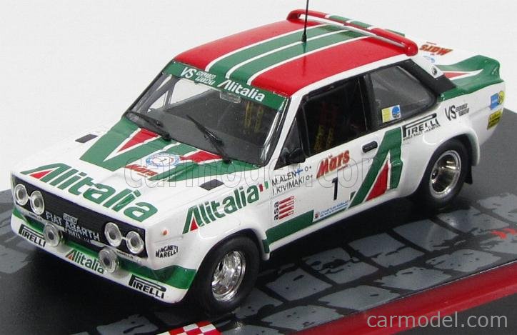 Die cast 1/43 Model car fiat 131 abarth Alitalia Rally 1000 Lakes 1979 alen 