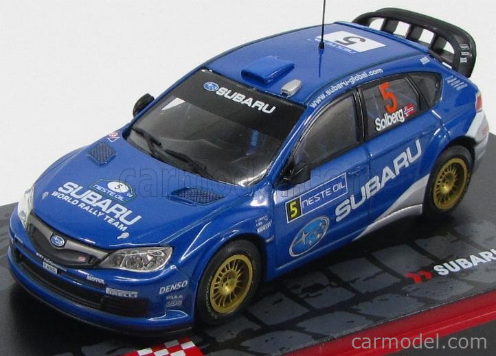 Edicola Crcc004 Scale 1 43 Subaru Impreza Wrc N 5 Rally Neste Finland 08 P Solberg P Mills Blue Met