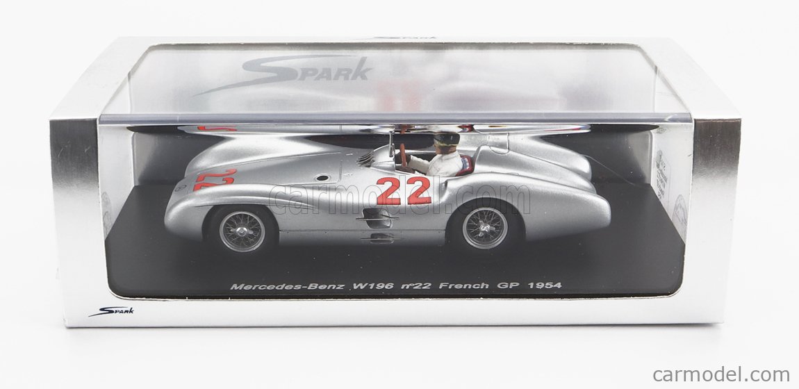 スパーク 1/43 メルセデス W196 #18 フランス GP 1954 Amazon