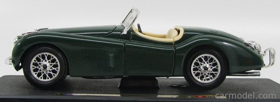 BURAGO PROMO-IP Scale 1/24 | JAGUAR XK 120 ROADSTER SPIDER 1948 GREEN