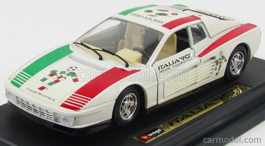 ITALIA 90 #burago #Ferrari testarossa-