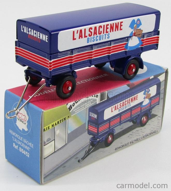 CITROËN 2 CV Fourgonnette AZU L'Alsacienne Biscuits NOREV 1/43