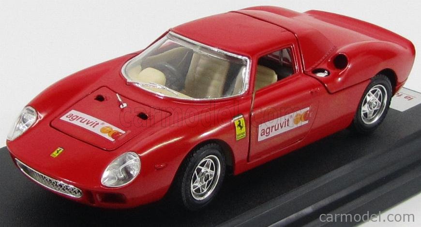 1965 LE785 BURAGO 3033 1/18 1:18 Ferrari 250 Le Mans Car Red