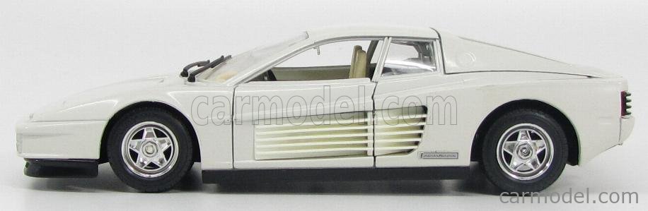 BURAGO 5001 Scale 1/24 | FERRARI TESTAROSSA 1984 MIAMI VICE