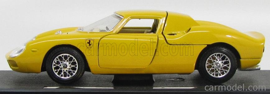 BURAGO PROMO Scale 1/24 | FERRARI 250 LE MANS 1965 YELLOW