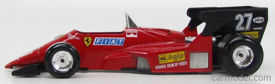BURAGO 6111 Scale 1/24 | FERRARI F1 126C4 N 27 SEASON 1984