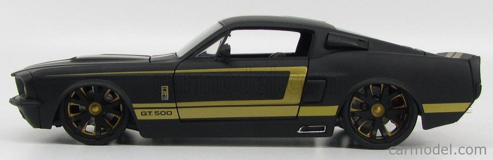 JADA 96626MBK Scale 1/18 | FORD USA SHELBY MUSTANG GT500 1967 MATT