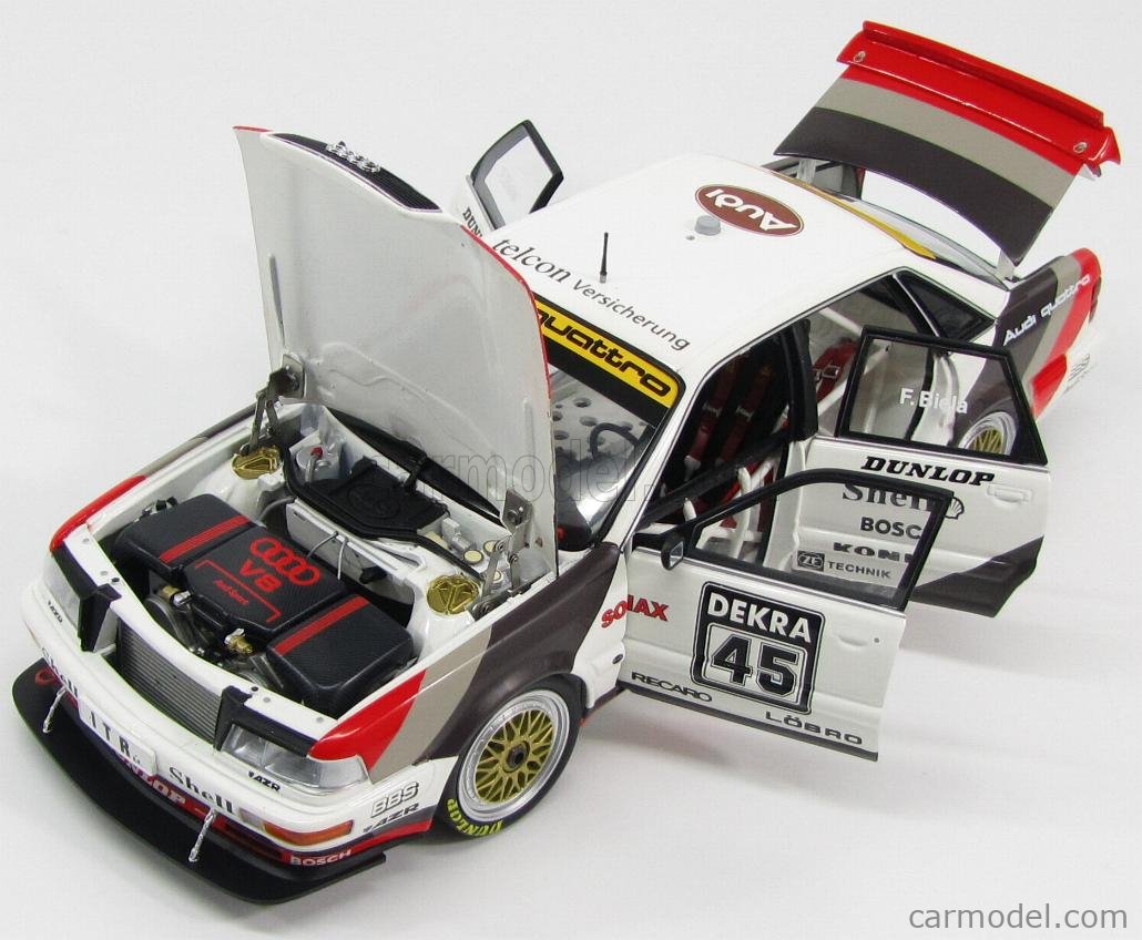 Minichamps Scale Audi V Quattro Team Azr N Dtm F Biela White Red Black