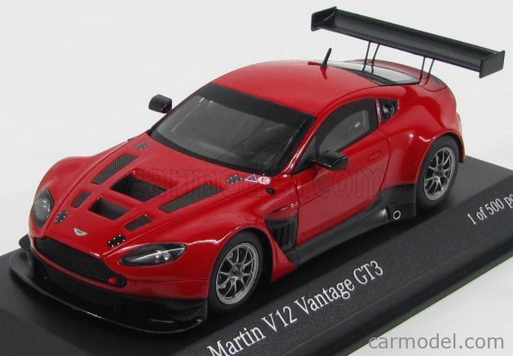 MINICHAMPS ASTON MARTIN V12 VANTAGE GT3 STREET RED 437121392