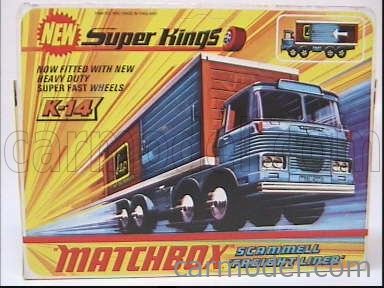 MATCHBOX K-14 Scale 1/50 | SCAMMELL FREIGHT LINER TRUCK BLUE
