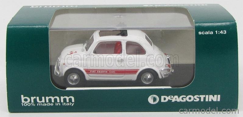 保管品 brumm 1/43 Fiat 595 Abarth 1963/Fiat 595SS Abarth 1964 2台