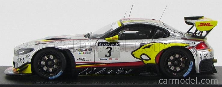 SPARK-MODEL SB030 Scale 1/43 | BMW Z4 COUPE BLANCPAIN N 3 24h SPA 2012 ...