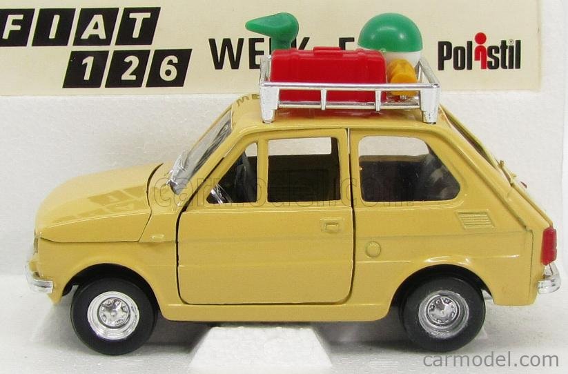 POLITOYS POLISTIL S37 Echelle 1/25 | FIAT 126 WEEK-END PORTOFINO CREAM