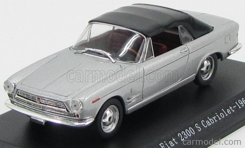 Solido - Fiat 2300S Cabriolet GHIA, bordeaux, phares avec brillants, dans sa boite réf. 133
