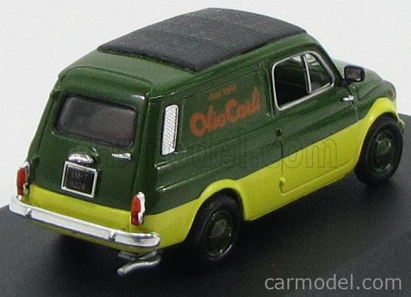 NL* MODELLINO FIAT 500 COMMERCIALE 1968 Olio Carli Scala 1:43 come da