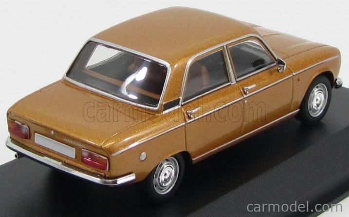 MINICHAMPS 400112761 Scale 1/43 | PEUGEOT 304 4-DOORS 1972 GOLD MET