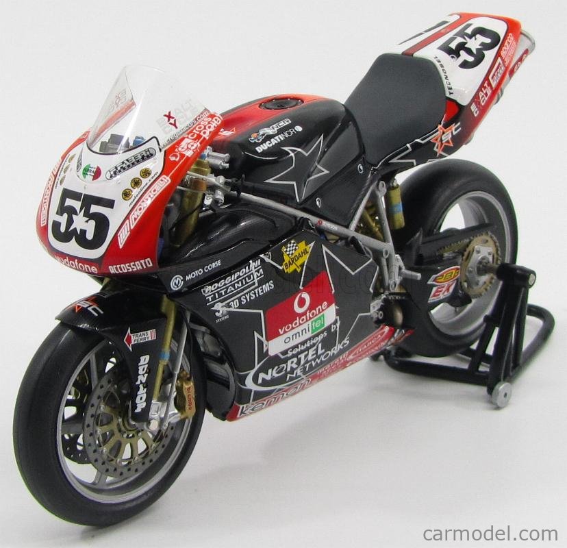 ■ ixo 1/24 DUCATI 998 NCR P.F. Chili #7 SBK 2002 ドゥカティ 大型レーシングバイクミニカー