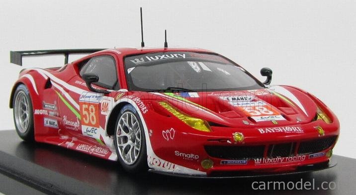 Resin 1/43 Fujimi TrueScale FJM1443004 Ferrari 458 Italia GTE #61 2013 Le Mans 