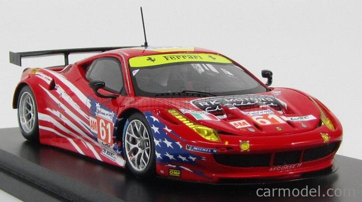 FERRARI - 458 ITALIA GT2 GTE AM TEAM AF CORSE-WALTRIP N 61 31th 24h LE MANS  2012 R.KAUFFMAN - R.AGUAS - B.VICKERS