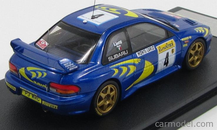 SUBARU - IMPREZA STI WRC N 4 WINNER RALLY MONTECARLO 1997 P.LIATTI - F.PONS