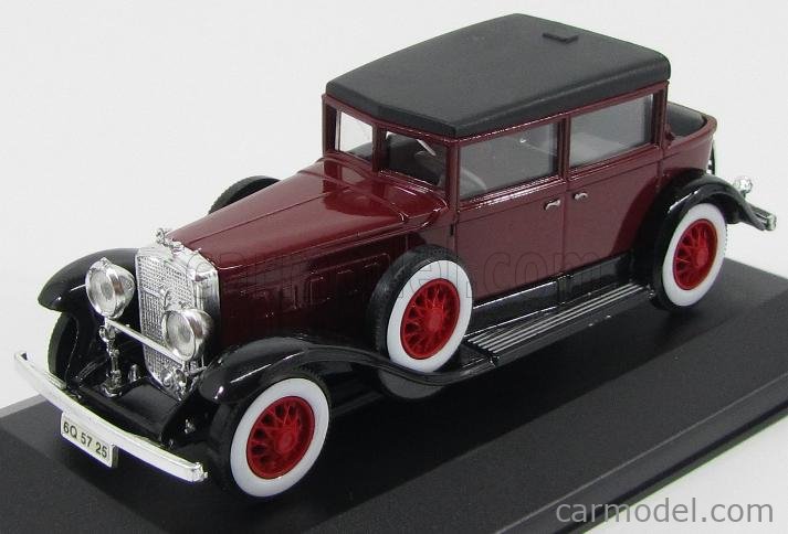 SOLIDO 4057 Scale 1/43 | CADILLAC V16 CABRIOLET CLOSED 1932 BORDEAUX BLACK