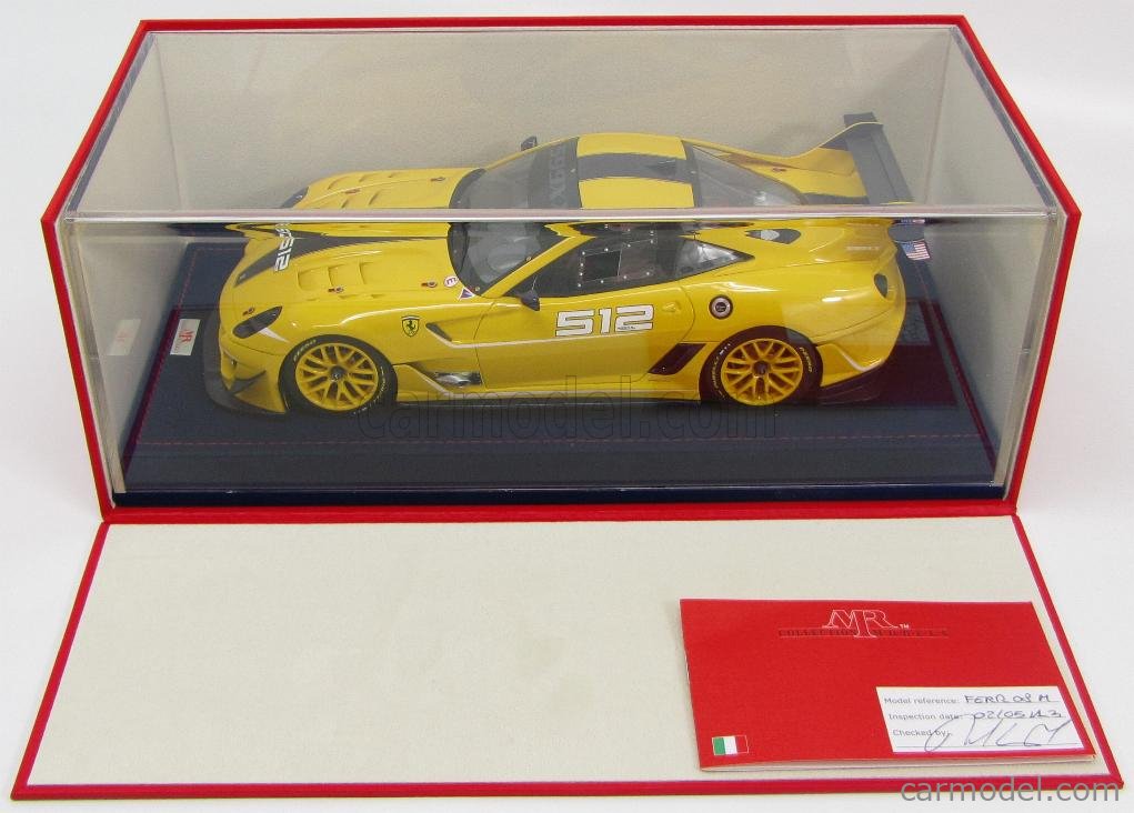 MR-MODELS FE08M Scale 1/18 | FERRARI 599XX EVO RACING N 512