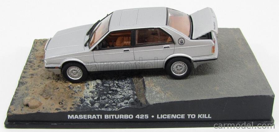 1:43 BOXED CAR MODEL 007 JAMES BOND Maserati Biturbo 425 License to Kill 