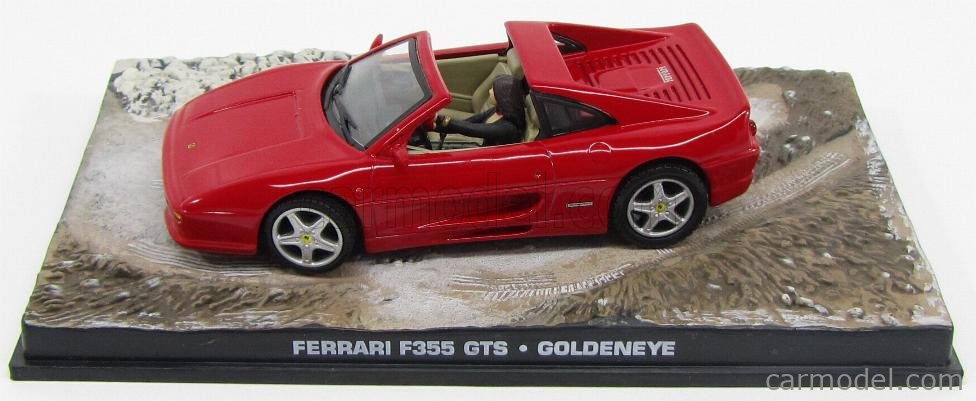 Ferrari F355 GTS James Bond 007 Goldeneye 1:43 Diecast Model Car DY010