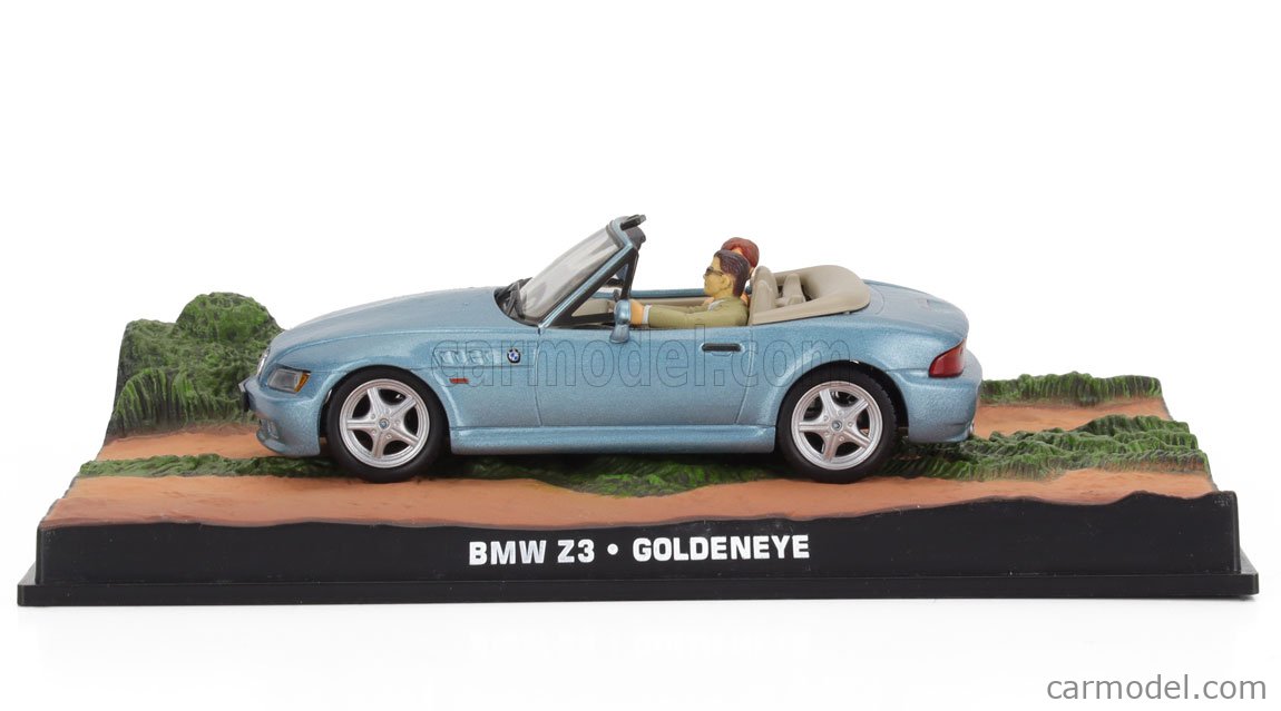 美品【007 james bond】BMW Z3 1/43スケールのミニカー CC04905 Corgi | James Bond BMW Z3 'GoldenEye' - diecast