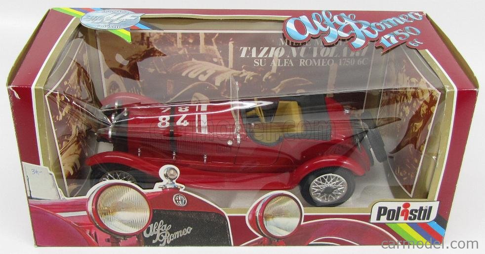 POLITOYS POLISTIL TG7 Scale 1/16 | ALFA ROMEO 6C 1750 GS N