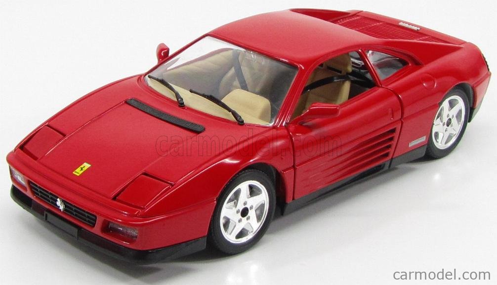 POLITOYS POLISTIL 05839 Scale 1/18 | FERRARI 348TB 1989 RED