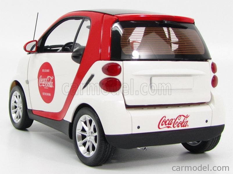 MINICHAMPS 150036301 Scale 1/18 | SMART FORTWO COUPE COCA-COLA