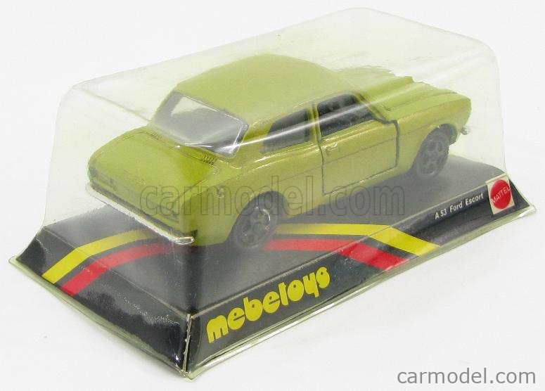 Mebetoys 1/43 Ford Escort Mexico #37 - Série Europa A55 - Mattel - Collection