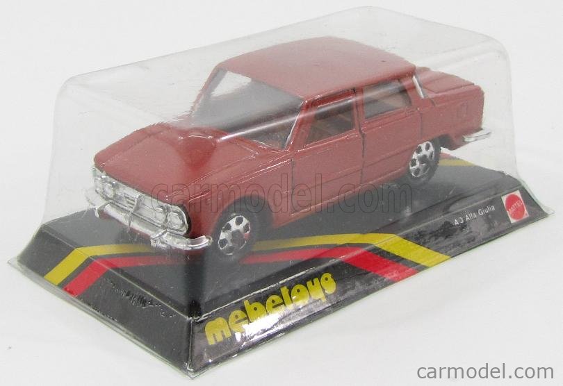 MEBETOYS A-3 A3 A 3 ALFA ROMEO GIULIA TI CARABINIERI