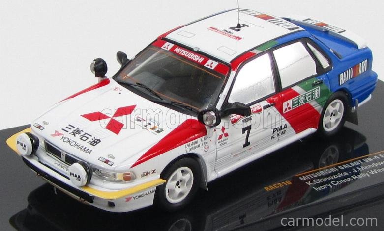 MITSUBISHI - GALANT VR-4 EVO N 7 WINNER RALLY IVORY COAST 1991 J.MEADOWS -  K.SHINOZUKA