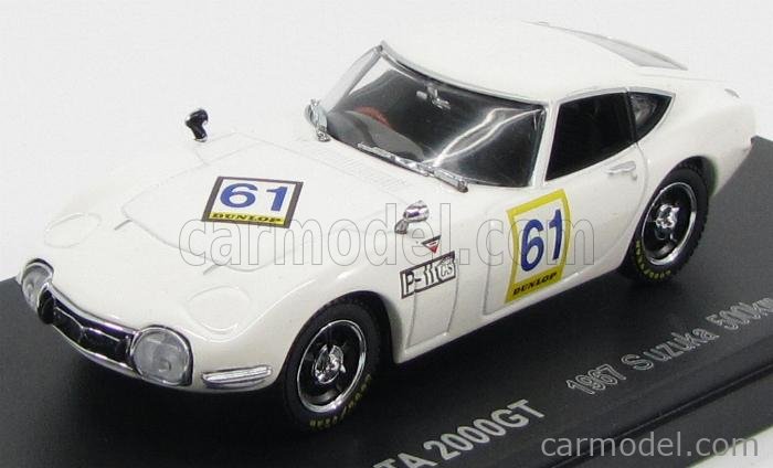 Kyosho 1/43 Toyota 2000GT White #61 ◇ Winner of Suzuka 500km 1967