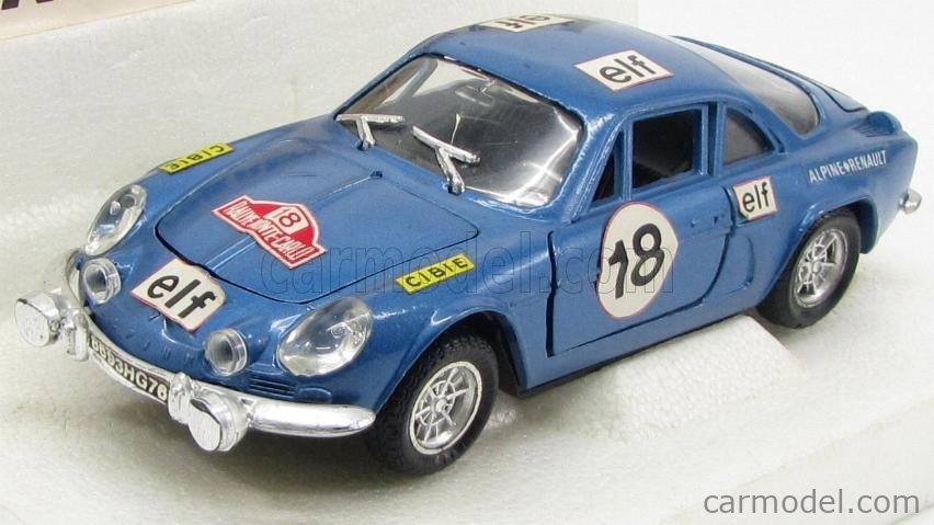 ALPINE A110 RALLYE Monte Carlo - Anderson/Stone - Burago 1/18 - Comme