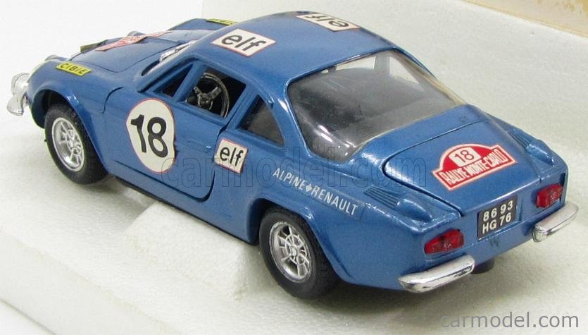Polistil 1/25 Alpine Renault A110 Rallye Monte Carlo 1973 – Super état, Boîte D'origine