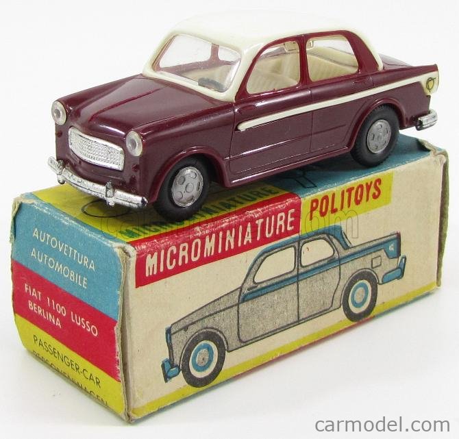 Kit Modèle Réduit Politoys Fiat 1911 "Tacot" à L'échelle 1/45 - N°5, Neuf - Vintage 1967