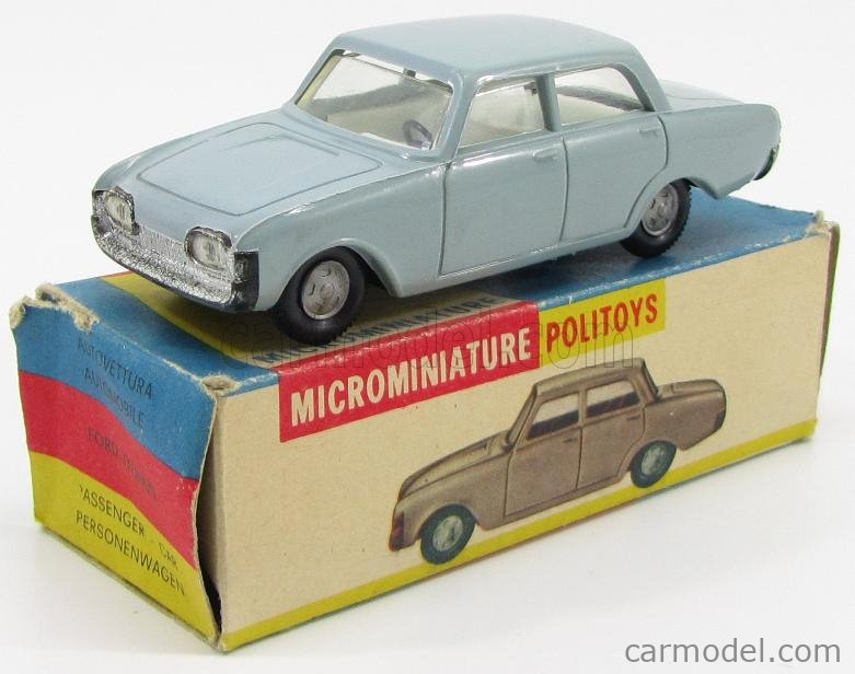 Politoys M FORD TAUNUS 20 M.T.S. échelle 1/43 – Modèle Neuf, Boîte Abîmée