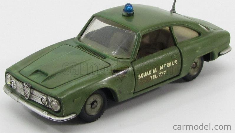 Penny Alfa Romeo Bertone Politoys Policar 2600 Sprint 1/66 No 0/25 - Jeux & Jouets