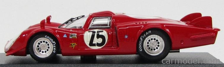 BEST-MODEL 9492 Scale 1/43 | ALFA ROMEO 33.2 LM N 25 DAYTONA 1969 DIBOS ...