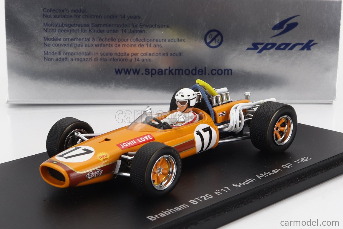 SPARK 1/43 S3503 Brabham BT20 Repco #15 German GP Nurburgring 1967 Guy