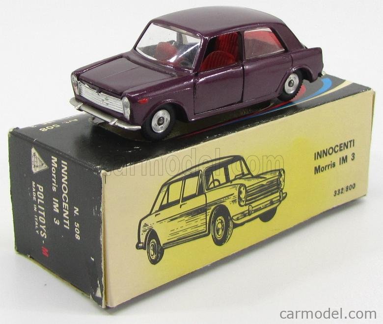 POLITOYS-M ポルシェ904 ミニカー スポーツカー 赤 ケース付き